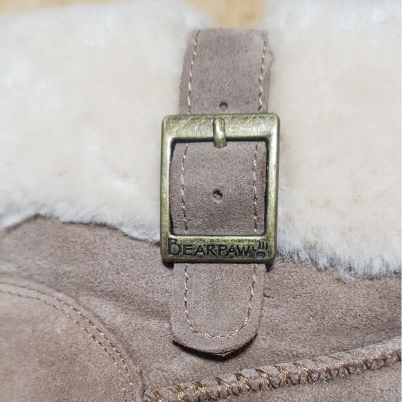 BearPaw suede fleece lined winter boots Women's size 9 - Picture 9 of 11